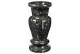 Limestone Vase With Orthoceras Fossils #122442-1